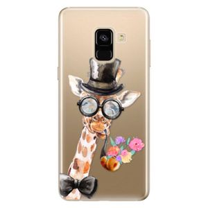 Odolné silikónové puzdro iSaprio - Sir Giraffe - Samsung Galaxy A8 2018 vyobraziť