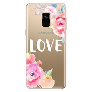 Odolné silikónové puzdro iSaprio - Love - Samsung Galaxy A8 2018 vyobraziť