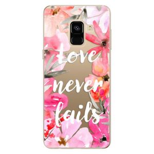 Odolné silikónové puzdro iSaprio - Love Never Fails - Samsung Galaxy A8 2018 vyobraziť