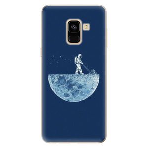 Odolné silikónové puzdro iSaprio - Moon 01 - Samsung Galaxy A8 2018 vyobraziť