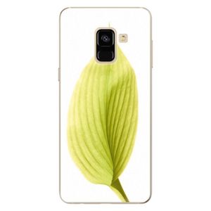 Odolné silikónové puzdro iSaprio - Green Leaf - Samsung Galaxy A8 2018 vyobraziť
