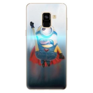 Odolné silikónové puzdro iSaprio - Mimons Superman 02 - Samsung Galaxy A8 2018 vyobraziť