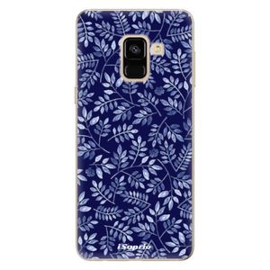 Odolné silikónové puzdro iSaprio - Blue Leaves 05 - Samsung Galaxy A8 2018 vyobraziť