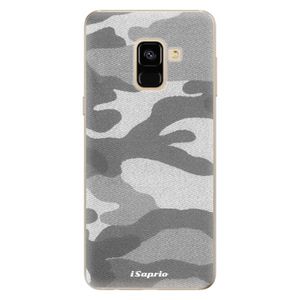 Odolné silikónové puzdro iSaprio - Gray Camuflage 02 - Samsung Galaxy A8 2018 vyobraziť