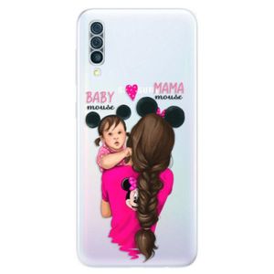 Odolné silikónové puzdro iSaprio - Mama Mouse Brunette and Girl - Samsung Galaxy A50 vyobraziť