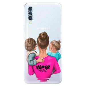 Odolné silikónové puzdro iSaprio - Super Mama - Boy and Girl - Samsung Galaxy A50 vyobraziť