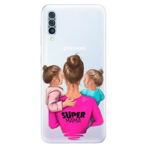 Odolné silikónové puzdro iSaprio - Super Mama - Two Girls - Samsung Galaxy A50 vyobraziť