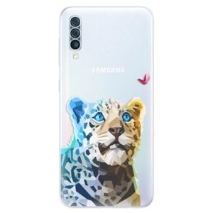 Odolné silikónové puzdro iSaprio - Leopard With Butterfly - Samsung Galaxy A50 vyobraziť