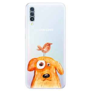 Odolné silikónové puzdro iSaprio - Dog And Bird - Samsung Galaxy A50 vyobraziť