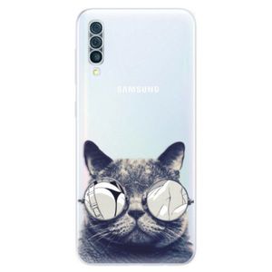 Odolné silikónové puzdro iSaprio - Crazy Cat 01 - Samsung Galaxy A50 vyobraziť
