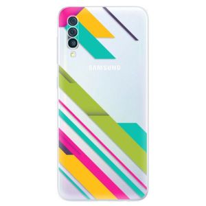 Odolné silikónové puzdro iSaprio - Color Stripes 03 - Samsung Galaxy A50 vyobraziť