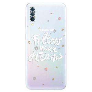 Odolné silikónové puzdro iSaprio - Follow Your Dreams - white - Samsung Galaxy A50 vyobraziť