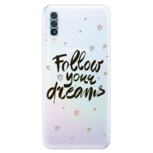 Odolné silikónové puzdro iSaprio - Follow Your Dreams - black - Samsung Galaxy A50 vyobraziť