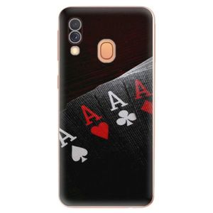 Odolné silikónové puzdro iSaprio - Poker - Samsung Galaxy A40 vyobraziť