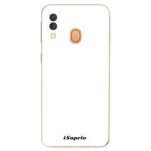 Odolné silikónové puzdro iSaprio - 4Pure - bílý - Samsung Galaxy A40 vyobraziť