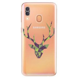 Odolné silikónové puzdro iSaprio - Deer Green - Samsung Galaxy A40 vyobraziť