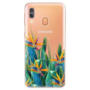 Odolné silikónové puzdro iSaprio - Exotic Flowers - Samsung Galaxy A40 vyobraziť