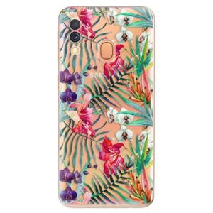 Odolné silikónové puzdro iSaprio - Flower Pattern 03 - Samsung Galaxy A40 vyobraziť