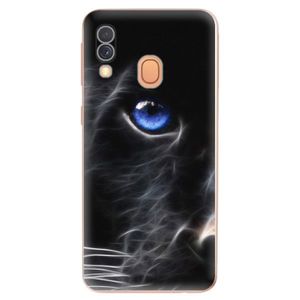 Odolné silikónové puzdro iSaprio - Black Puma - Samsung Galaxy A40 vyobraziť