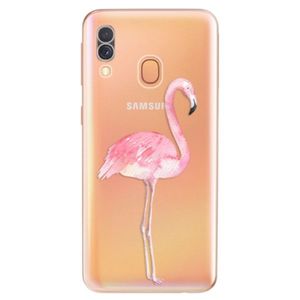 Odolné silikónové puzdro iSaprio - Flamingo 01 - Samsung Galaxy A40 vyobraziť