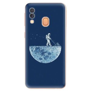 Odolné silikónové puzdro iSaprio - Moon 01 - Samsung Galaxy A40 vyobraziť