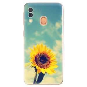 Odolné silikónové puzdro iSaprio - Sunflower 01 - Samsung Galaxy A40 vyobraziť