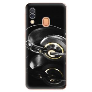Odolné silikónové puzdro iSaprio - Headphones 02 - Samsung Galaxy A40 vyobraziť