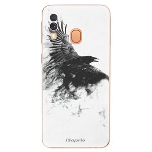 Odolné silikónové puzdro iSaprio - Dark Bird 01 - Samsung Galaxy A40 vyobraziť