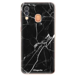 Odolné silikónové puzdro iSaprio - Black Marble 18 - Samsung Galaxy A40 vyobraziť