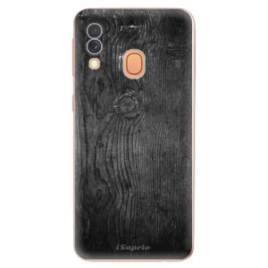 Odolné silikónové puzdro iSaprio - Black Wood 13 - Samsung Galaxy A40 vyobraziť