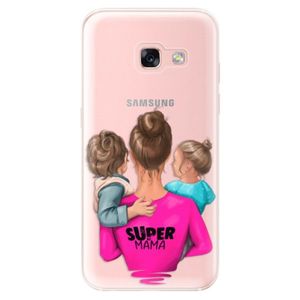 Odolné silikónové puzdro iSaprio - Super Mama - Boy and Girl - Samsung Galaxy A3 2017 vyobraziť