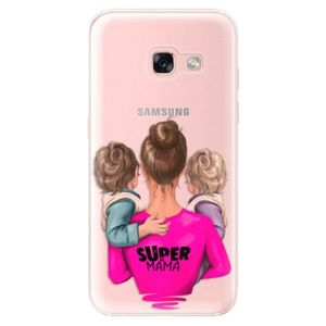 Odolné silikónové puzdro iSaprio - Super Mama - Two Boys - Samsung Galaxy A3 2017 vyobraziť