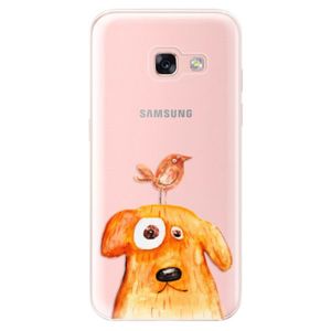 Odolné silikónové puzdro iSaprio - Dog And Bird - Samsung Galaxy A3 2017 vyobraziť