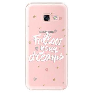 Odolné silikónové puzdro iSaprio - Follow Your Dreams - white - Samsung Galaxy A3 2017 vyobraziť