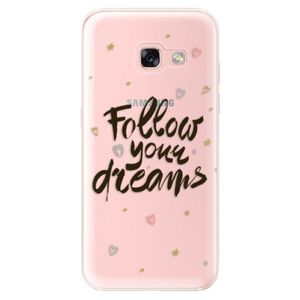 Odolné silikónové puzdro iSaprio - Follow Your Dreams - black - Samsung Galaxy A3 2017 vyobraziť