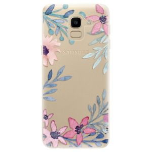 Odolné silikónové puzdro iSaprio - Leaves and Flowers - Samsung Galaxy J6 vyobraziť