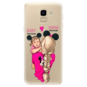 Odolné silikónové puzdro iSaprio - Mama Mouse Blond and Girl - Samsung Galaxy J6 vyobraziť