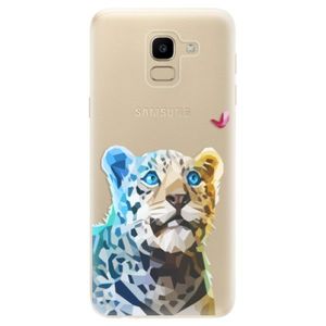 Odolné silikónové puzdro iSaprio - Leopard With Butterfly - Samsung Galaxy J6 vyobraziť