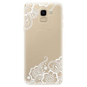 Odolné silikónové puzdro iSaprio - White Lace 02 - Samsung Galaxy J6 vyobraziť