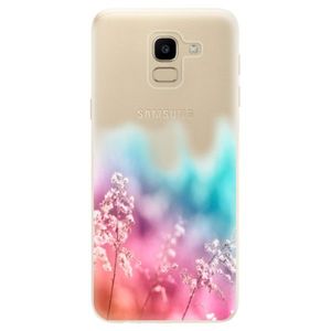 Odolné silikónové puzdro iSaprio - Rainbow Grass - Samsung Galaxy J6 vyobraziť