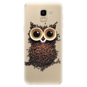 Odolné silikónové puzdro iSaprio - Owl And Coffee - Samsung Galaxy J6 vyobraziť