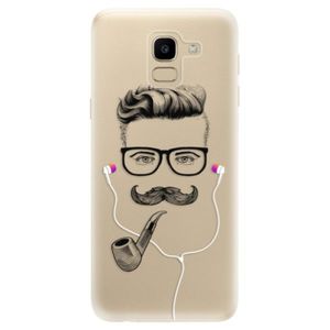 Odolné silikónové puzdro iSaprio - Man With Headphones 01 - Samsung Galaxy J6 vyobraziť