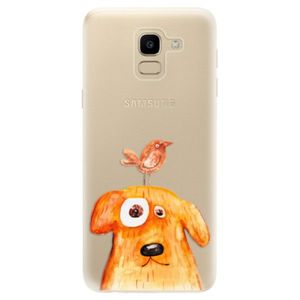 Odolné silikónové puzdro iSaprio - Dog And Bird - Samsung Galaxy J6 vyobraziť