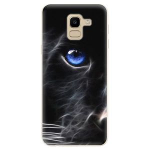 Odolné silikónové puzdro iSaprio - Black Puma - Samsung Galaxy J6 vyobraziť