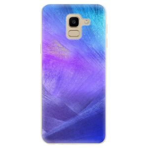 Odolné silikónové puzdro iSaprio - Purple Feathers - Samsung Galaxy J6 vyobraziť