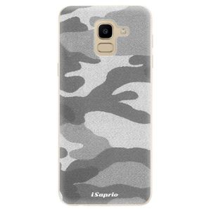 Odolné silikónové puzdro iSaprio - Gray Camuflage 02 - Samsung Galaxy J6 vyobraziť