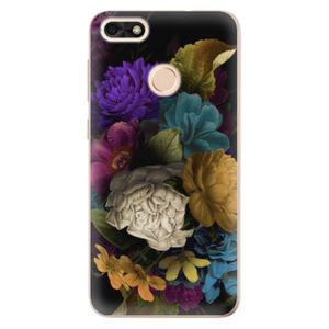 Odolné silikónové puzdro iSaprio - Dark Flowers - Huawei P9 Lite Mini vyobraziť