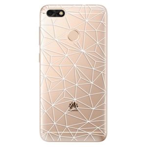 Odolné silikónové puzdro iSaprio - Abstract Triangles 03 - white - Huawei P9 Lite Mini vyobraziť
