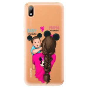 Odolné silikónové puzdro iSaprio - Mama Mouse Brunette and Boy - Huawei Y5 2019 vyobraziť