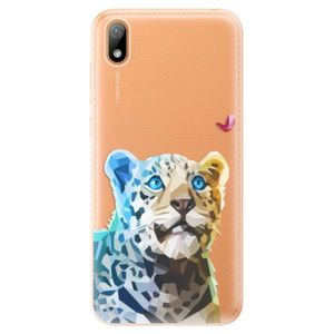 Odolné silikónové puzdro iSaprio - Leopard With Butterfly - Huawei Y5 2019 vyobraziť